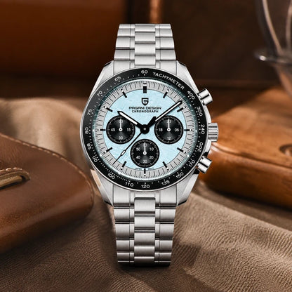 relogio premium masculino Lunario Pagani Design Branco Celeste - Lifestyle premium