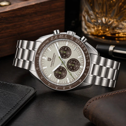 relogio masculino executivo Lunario Pagani Design Champanhe - Lifestyle executivo
