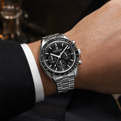 relogio masculino no pulso Lunario Pagani Design Preto - No pulso