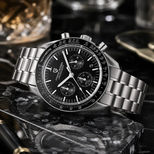 relogio masculino executivo Lunario Pagani Design Preto - Lifestyle executivo
