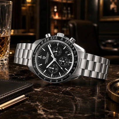 relogio premium masculino Lunario Pagani Design Preto - Lifestyle premium