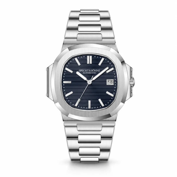 Relógio Masculino Prata Storm Specht & Söhne frontal em fundo branco