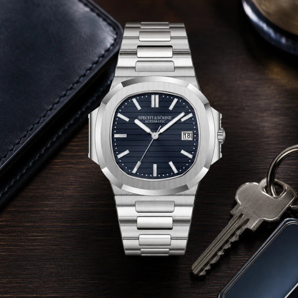Relógio Masculino Prata Storm Specht & Söhne com foco na pulseira
