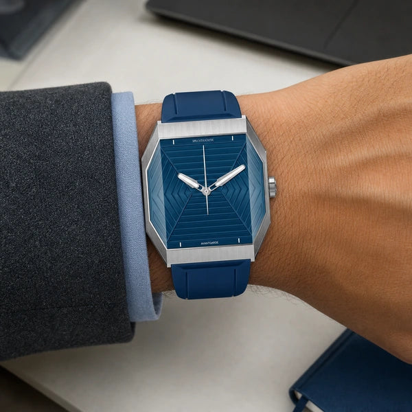 Relógio Masculino Specht & Söhne Avant-Garde Azul - composição lifestyle executiva