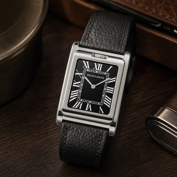 Relógio Masculino Specht & Söhne DuoVista BlackGreen Reversível - composição lifestyle luxuosa