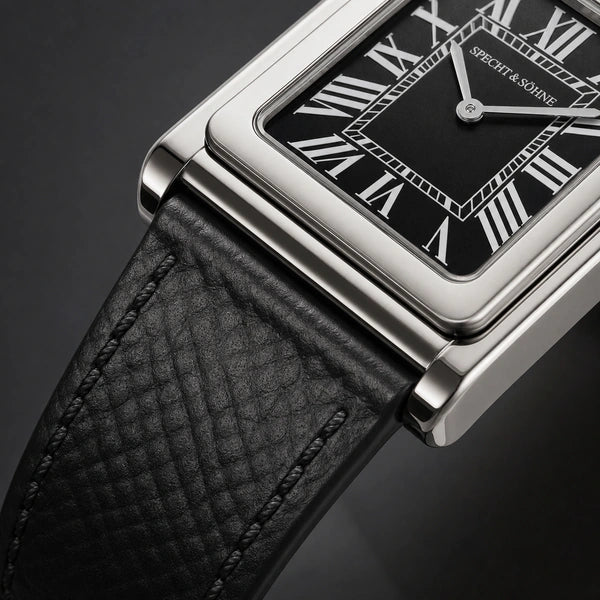 Relógio Masculino Specht & Söhne DuoVista BlackGreen Reversível - detalhe da pulseira