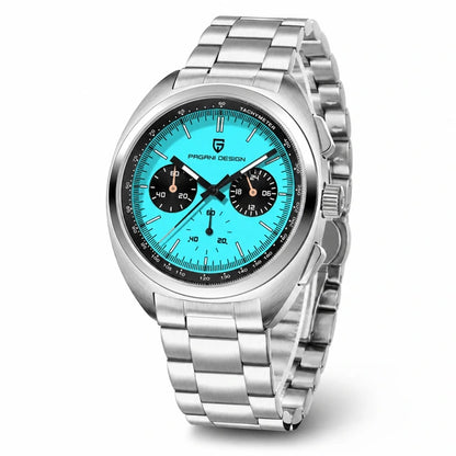 relogio pagani design pd-1782 Stradale Pagani Design Azul Celeste Pulseira de Prata - Composicao do produto