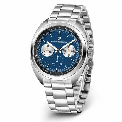 relogio pagani design pd-1782 Stradale Pagani Design Azul Pulseira de Prata - Composicao do produto