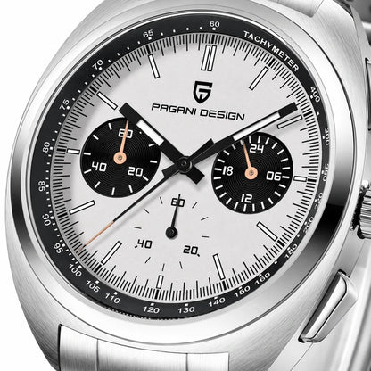 relogio pagani design pd-1782 Stradale Pagani Design Branco Pulseira de Prata - Composicao do produto
