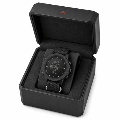 relogio com barometro Apache North Edge Preto - na caixa