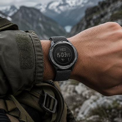 relogio digital masculino North Edge Alps Preto - tela digital