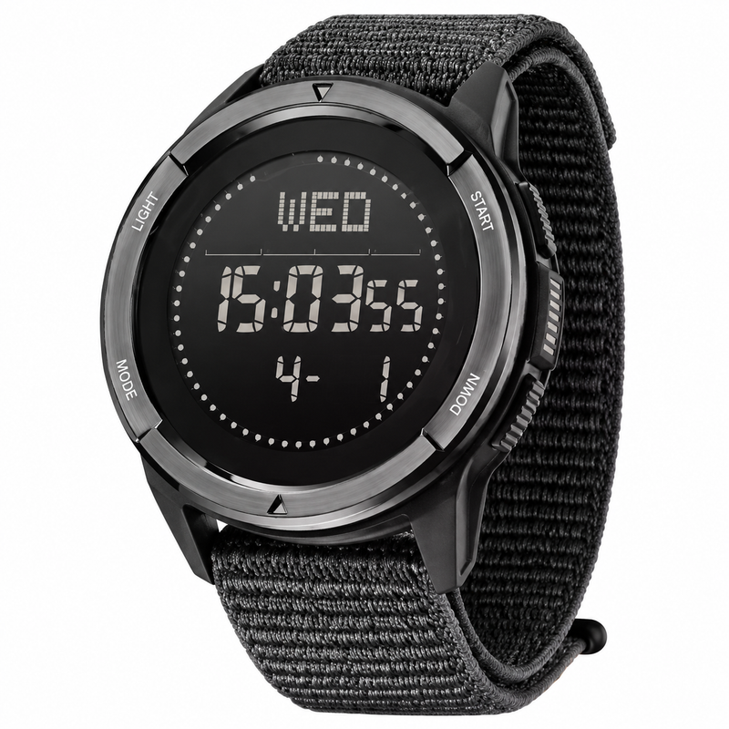 relógio masculino preto North Edge Alps Preto - funções esportivas