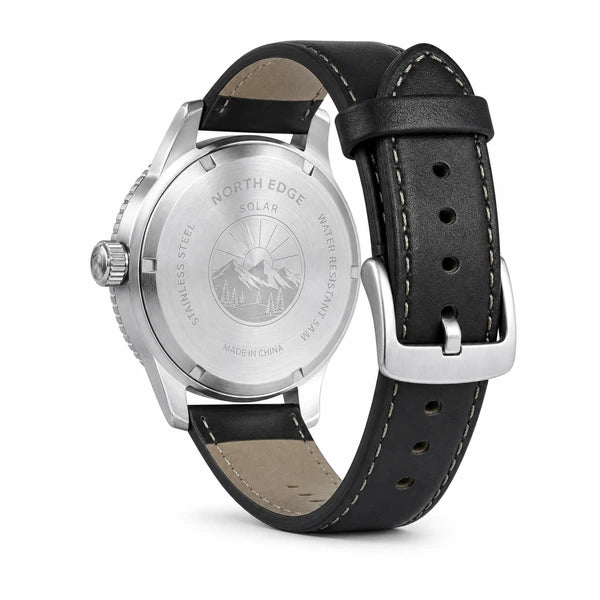 relogio masculino preto Solar North Edge Preto - traseira do relogio