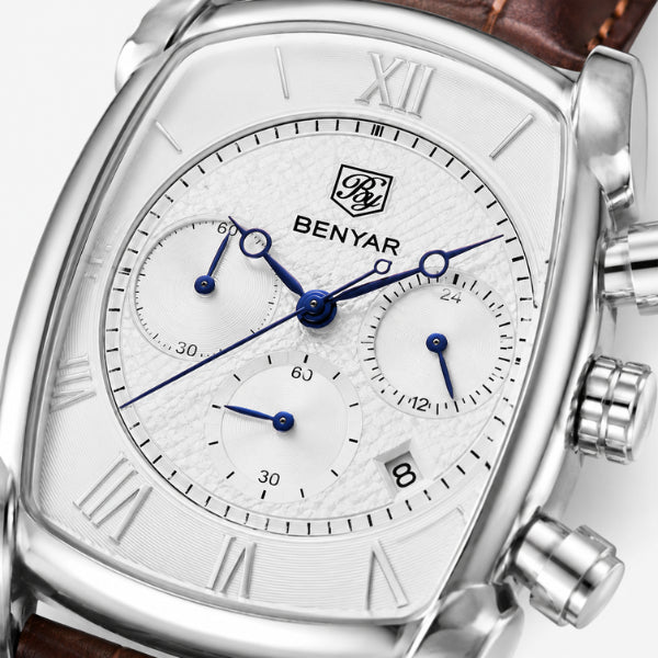 relógio de pulso masculino Benyar Firenze - detalhe da pulseira